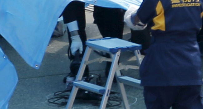 Drone with Radiation Symbol Lands on Government Official