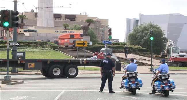 New Orleans Removes Last Confederate Monument among Increased Security