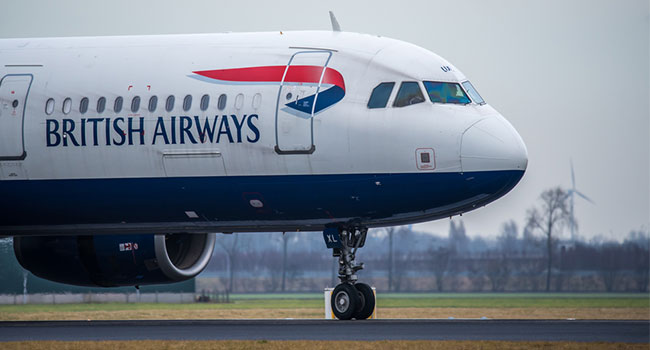 British Airways plane